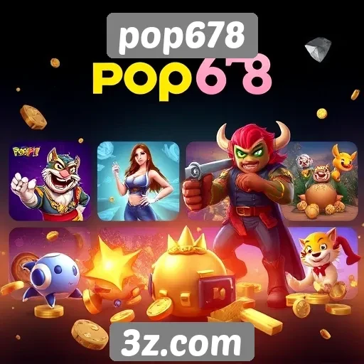 Principais jogos disponíveis na plataforma pop678
